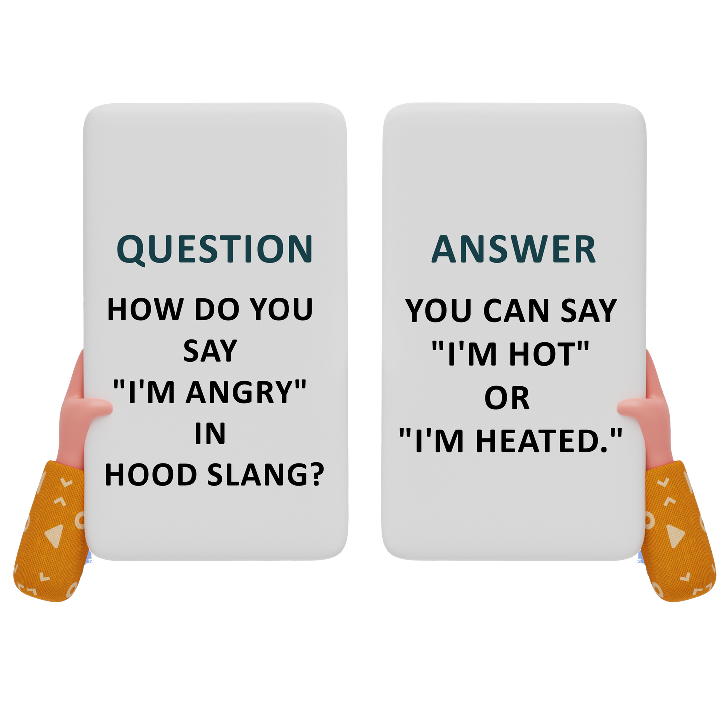 American Hood Slang Flash Cards Vol. 1™