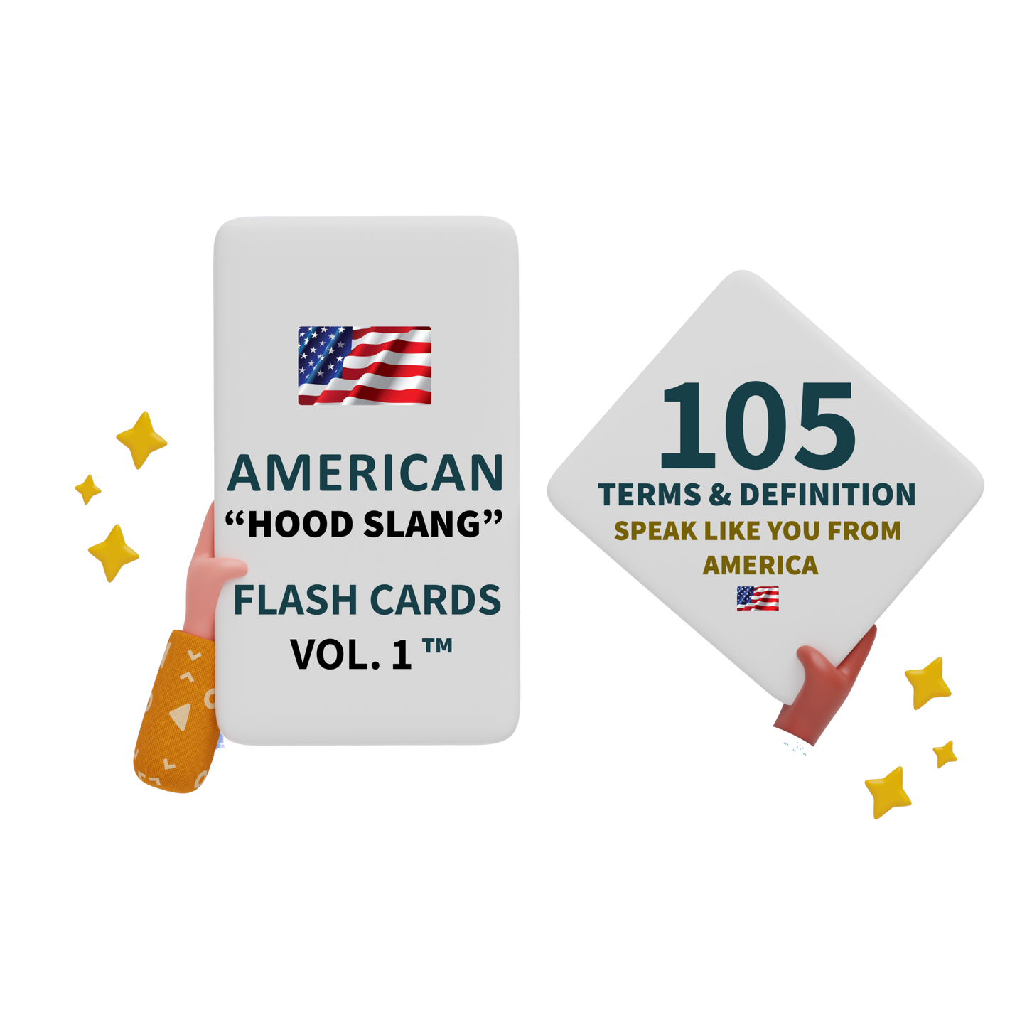 American Hood Slang Flash Cards Vol. 1™